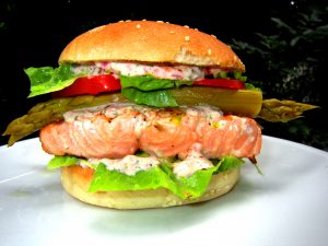 lachsburger