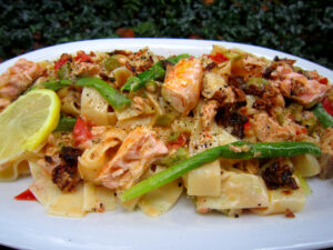 salmon-pasta