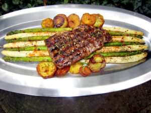 Gemischter Spargel Gegrillt
