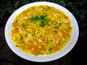 Kürbisrisotto