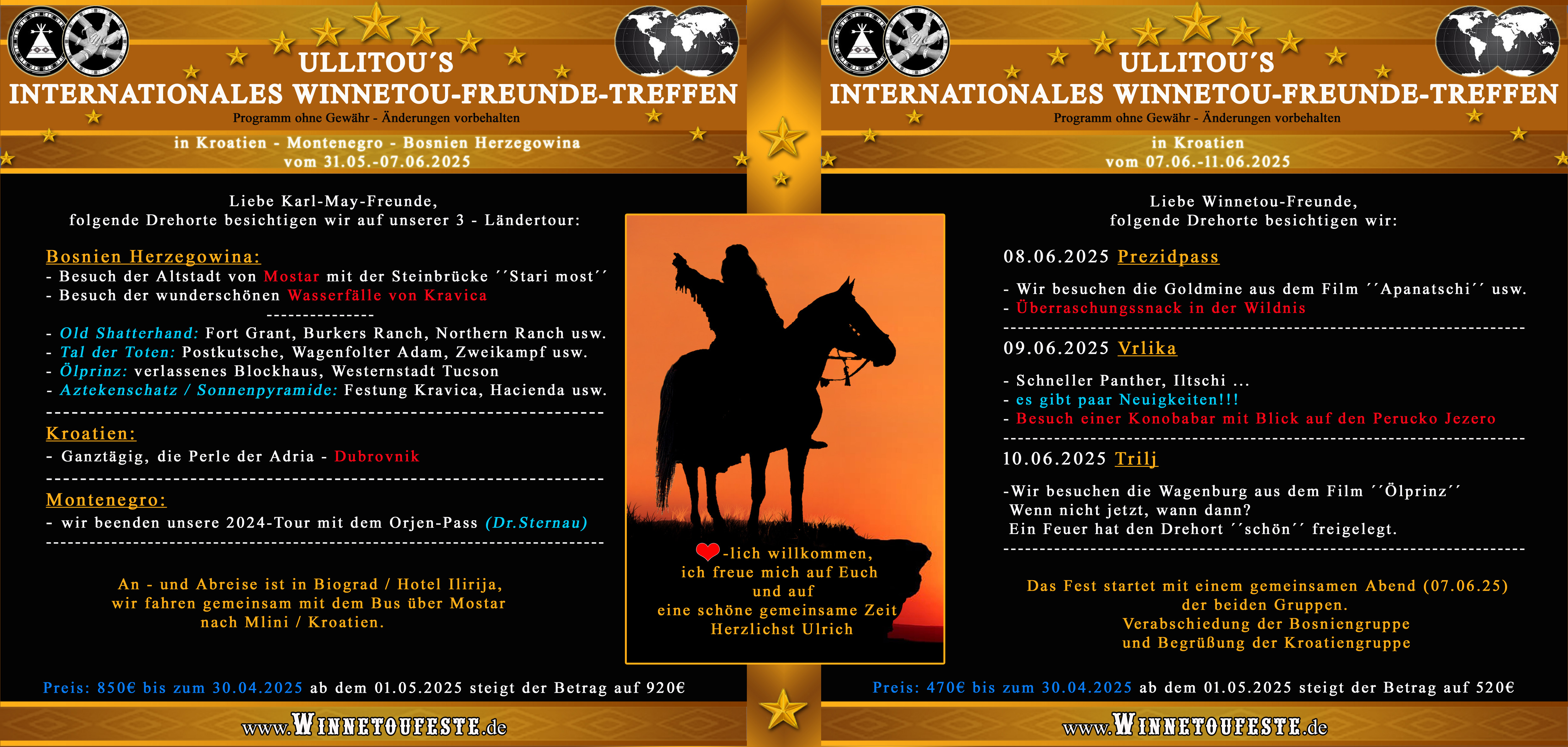 Rauchzeichen 3 / 2025: Reiseprogramme