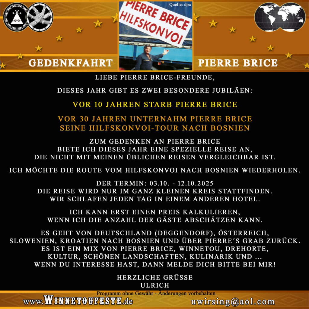 Rauchzeichen 10 / 2025: Hilfskonvoi Pierre Brice