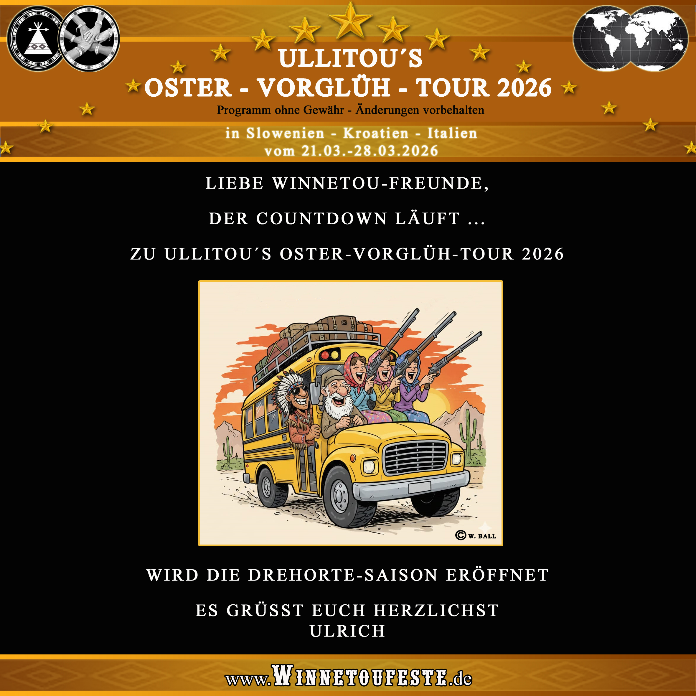 Rauchzeichen 3 / 2026: Ostertour